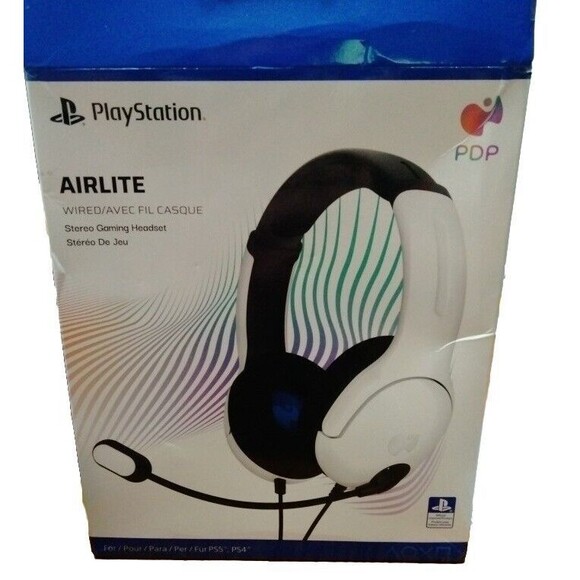 PDP PlayStation Airlite Wired Stereo Gaming Headset - Picture 1 of 1